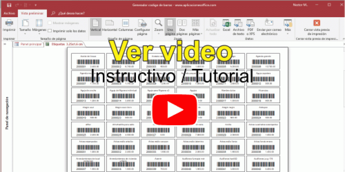 GENERADOR CÓDIGO DE BARRAS